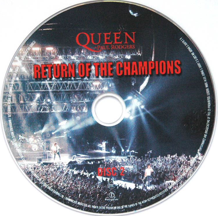 Queen And Paul Rodgers  Return Of The Champions : CD2